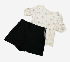 ☆ZARA WOMANザラウーマン☆シンプル ショートパンツ☆ブラック☆サイズＭ☆大人可愛い 通学 カジュアル☆