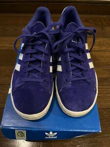 【美品】adidas アディダス　CAMPUS 2J スニーカー スエード　パープル　22.5cm US4