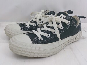 ◇ CONVERSE コンバース RIBBEDSOLE OX BLACK 1SC273 スニーカー シューズ サイズ23cm ブラック系 レディース E