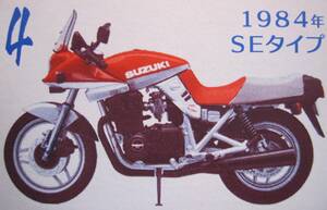 新品 ヴィンテージバイクキット Vol.10 SUZUKI GSX1100S 刀 1984 SEタイプ カタナ スズキ 旧車 名車 モーターサイクル ジオラマ エフトイズ