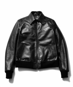 Sheep Leather Zipup JKT マインデニム レザージャケット 革ジャン メンズレザージャケット 本革 シープレザー　MINEDENIM タグ付き新品