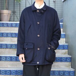 LORO PIANA CASHMERE100% STORM SYSTEM FOODED BLOUSON MADE IN ITALY/ロロピアーナカシミヤ100%ストームシステムフーデッドブルゾン