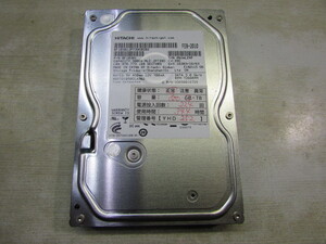 【YHD0252】★（正常）HITACHI HDS721050CLA362 3.5inch/内蔵HDD/S-ATA/500GB/電源投入回数:224回/累積時間:344時間 使用時間少なめ★中古