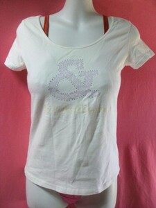 USED &by Pinky&Dianne Ｔシャツ② サイズ４０ 白色