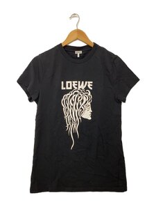 LOEWE◆Tシャツ/S/コットン/BLK/プリント/Salome/メデューサ