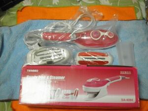 TWINBIRD TECH,CO HANDY IRON WITH STEAMER PINK SA-4084P