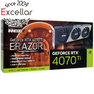 ELSAグラボ ELSA GeForce RTX 4070 Ti ERAZOR GD4070T-12GEREZ PCIExp 12GB [管理:1000028402]