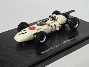 EBBRO 44260 Honda RA272 1965 Mexico GP Winner No.11 Ginther 1:43 レジンモデル この出品撮影の為に初開封保管品 ￥1スタート