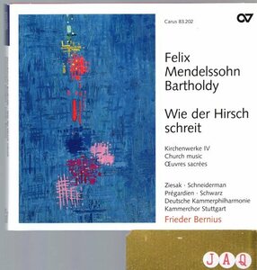 Felix Mendelssohn Bartholdy Frieder Bernius Wie Der Hirsch Schreit