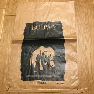 美品 非売品 BOOWY ペーパーバッグ 紙袋 氷室京介 布袋寅泰