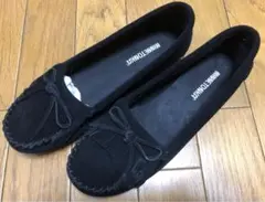 新品　MINNETONKA ミネトンカ モカシン 25cm ブラック