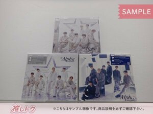 なにわ男子 CD 3点セット +Alpha 初回限定盤1(CD+DVD)/2(CD+DVD)/通常盤 未開封含む [難小]