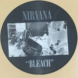 NIRVANA ニルヴァーナ / Bleach ブリーチ / Picture Disc VINYL ピクチャーレコード 盤面良好 在庫希少 ロックTモチーフ