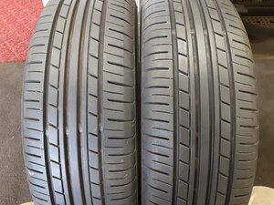 パF4071②■155/65R13 73S　2本のみ　YOKOHAMA ECOS ES31　送料無料 夏 ’19年 アルト ラパン ミラ イース ムーヴ ライフ EK オッティ モコ