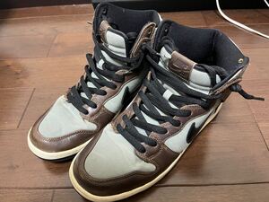 程度良好 送料込 SB DUNK HIGH PRO BAROQUE BROWN ダンク SB ハイ バロックブラウン BQ6826-201