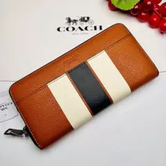 COACH長財布　コーチ長財布　ブラウン色　袋付き