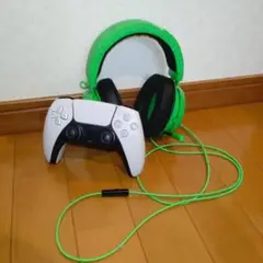 Razer KRAKEN-GREEN ＆PS5 ワイヤレスコントローラージャンク