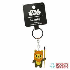 ラウンジフライ スター・ウォーズ ウィケット キーチェーン 紙タグ付 Loungefly Star Wars EWOK metal keychain with paper tag