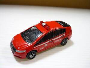 [管01]【送料無料】ミニカー 1/60 トミカ ホンダ インサイト 消防本部 消防指揮車 2009「トミカ No.」タカラトミー ミニチュア