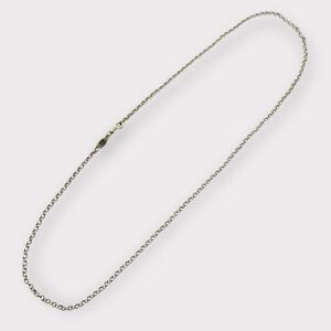 CHROME HEARTS クロムハーツ ROLL CHAIN 18inch ロール チェーン 18インチ SILVER 925 シルバー ネックレス ブレスレット SV