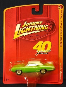 ジョニーライトニング 1/64 70年型 ダッジ スーパー ビー モパー マッスルカー JOHNNY LIGHTNING Dodge Super Bee MOPAR B-body 傷み有り