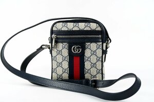 【新品同様・未使用】GUCCI グッチ GG スプリーム ショルダーバッグ 598127【PE51】