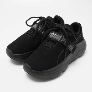 MG7304▲未使用 PUMA/プーマ 379842 プラウル W PROWL 680 WTZ ローカットスニーカー 靴 ブラック サイズ24.0cm