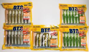 BTS 3.75インチ 5袋 （ エコギア バス釣り ワーム