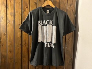 新品★ブラックフラッグ　ビンテージスタイル　Tシャツ【L】★ハードコア/パンクロックバンド/アナーキスト/BLACK FLAG