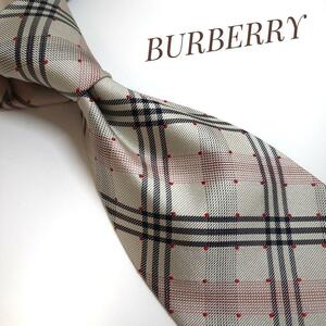 新品 未使用 タグ付き バーバリー BURBERRY ネクタイ チェック 3116