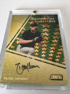 【Randy Johnson/MLB通算303W】2000 Topps Stadium Club Lone Star Signatures Auto 【Diamondbacks時代】