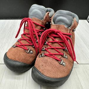 【KEEN】キーン23.5 トレッキングシューズ スエード ブラウン 登山