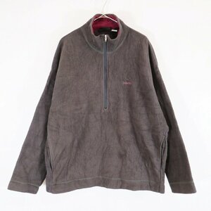 90年代 patagonia パタゴニア プルオーバー フリースジャケット 防寒 アウトドア 雪無しタグ グレー (レディース L) N6190