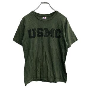 BAYSIDE 半袖 ロゴTシャツ Sサイズ カーキ 古着卸 アメリカ仕入 t2206-4095