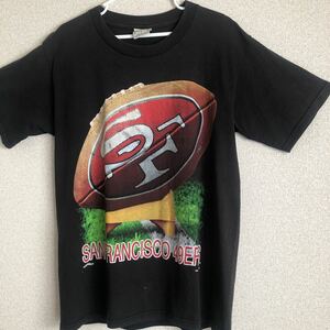 1994 USA製　Ｌ　サンフランシスコ　49ERS tシャツ アメフト　NATMEG ナツメグ　90sビンテージTシャツ