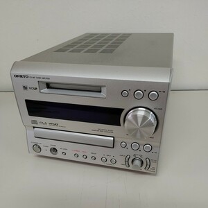 【ONKYO ミニコンポ FR-X7A】中古品 動作確認済み CD MD コンポ WRAT TUNER AMPLIFIER 本体のみ【B5-3④】0606