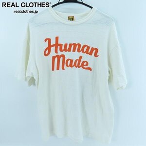 ☆HUMAN MADE/ヒューマンメイド ロゴ バックタイガープリント 半袖Tシャツ/L /UPK