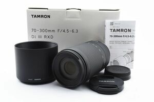 ◆極上美品◆ タムロン TAMRON 70-300mm F4.5-6.3 Di III RXD A047 ソニー SONY Eマウント ミラーレス一眼用 望遠 ズームレンズ 元箱 #4154