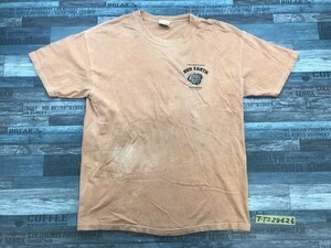 PORT and COMPANY メンズ バックプリント 半袖Tシャツ オレンジ系