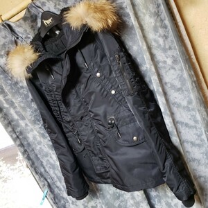 MAGINE マージン N-3B コート BLACK ファー着脱可 COAT 黒 ジャケット 服(検 REALMcCOY