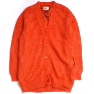 kalen BANNER BARRETT KID MOHAIR CARDIGAN 定価41,800円 size38 オレンジ 18409997 カレン バナー バレット モヘヤ カーディガン