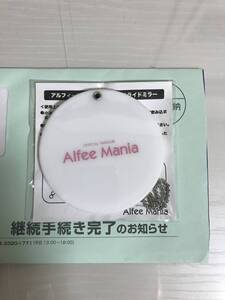 アルフィー THE ALFEE　ALFEE MANIA　スライドミラー　継続特典　