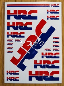 ② ホンダ純正品 超耐候ステッカー HRC ホンダ レーシング A4 大サイズ ステッカー HONDA RACING F1 鈴鹿サーキット レッドブル タイプR