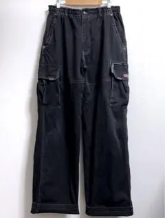 00s thriller denim カーゴパンツ ブラックデニム Y2K B系