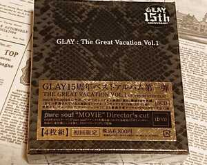 GLAY / THE GREAT VACATION VOL.1 ～SUPER BEST OF GLAY～　[DVD付初回限定盤B]　新品未開封　レア