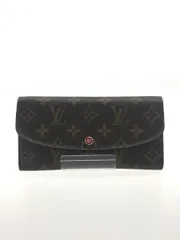 LOUIS VUITTON ポルト・フォイユ・エミリー_モノグラム_BRW PVC ブラウン 茶色 レディース ルイヴィトン