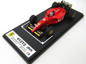 1/43 フェラーリ 412T2 カナダGP J.アレジ直筆サイン入り