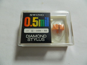 ☆0181☆【未使用品】SWING 0.5mil DIAMOND STYLUS コロムビア50 C-DSN-50 レコード針 交換針