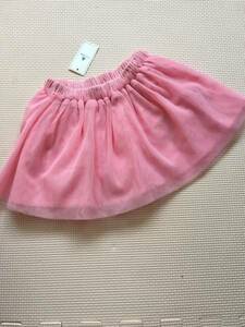 新品 baby GAP ピンク チュールスカート オーバーパンツ（ブルマ）パンツ付き　チュチュ　80㎝　定価3900円