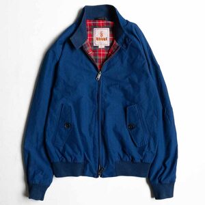 【美品】BARACUTA【G9 スウィングトップ ハリントンジャケット】 40 バラクータ ブルー イングランド製 u2411058